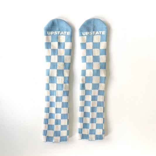 Checkerboard Crew Socks
