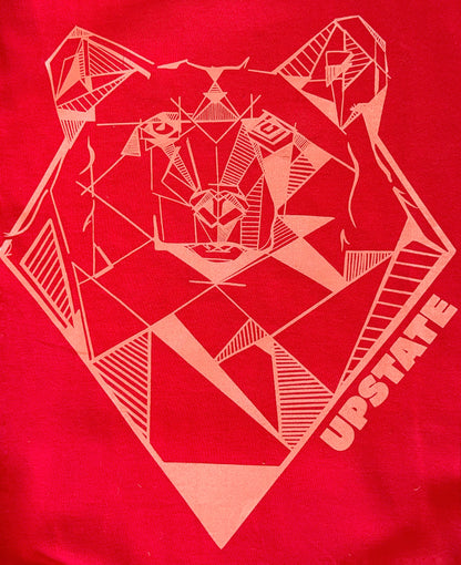 Youth Geometric Bear Hoodie