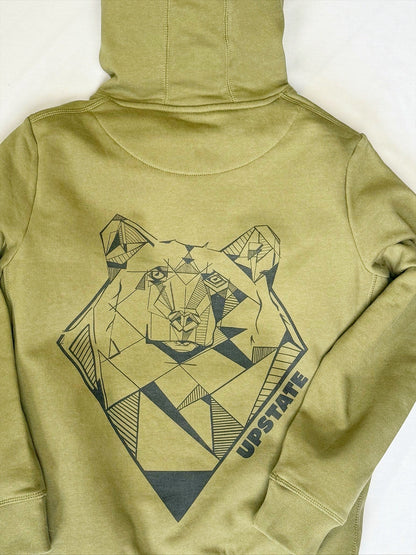 Youth Geometric Bear Hoodie