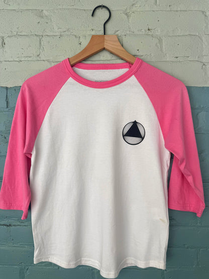 Youth 3/4 Sleeve Geometric Bear - Designed by local artist Mariah Katz *Limited Edition*