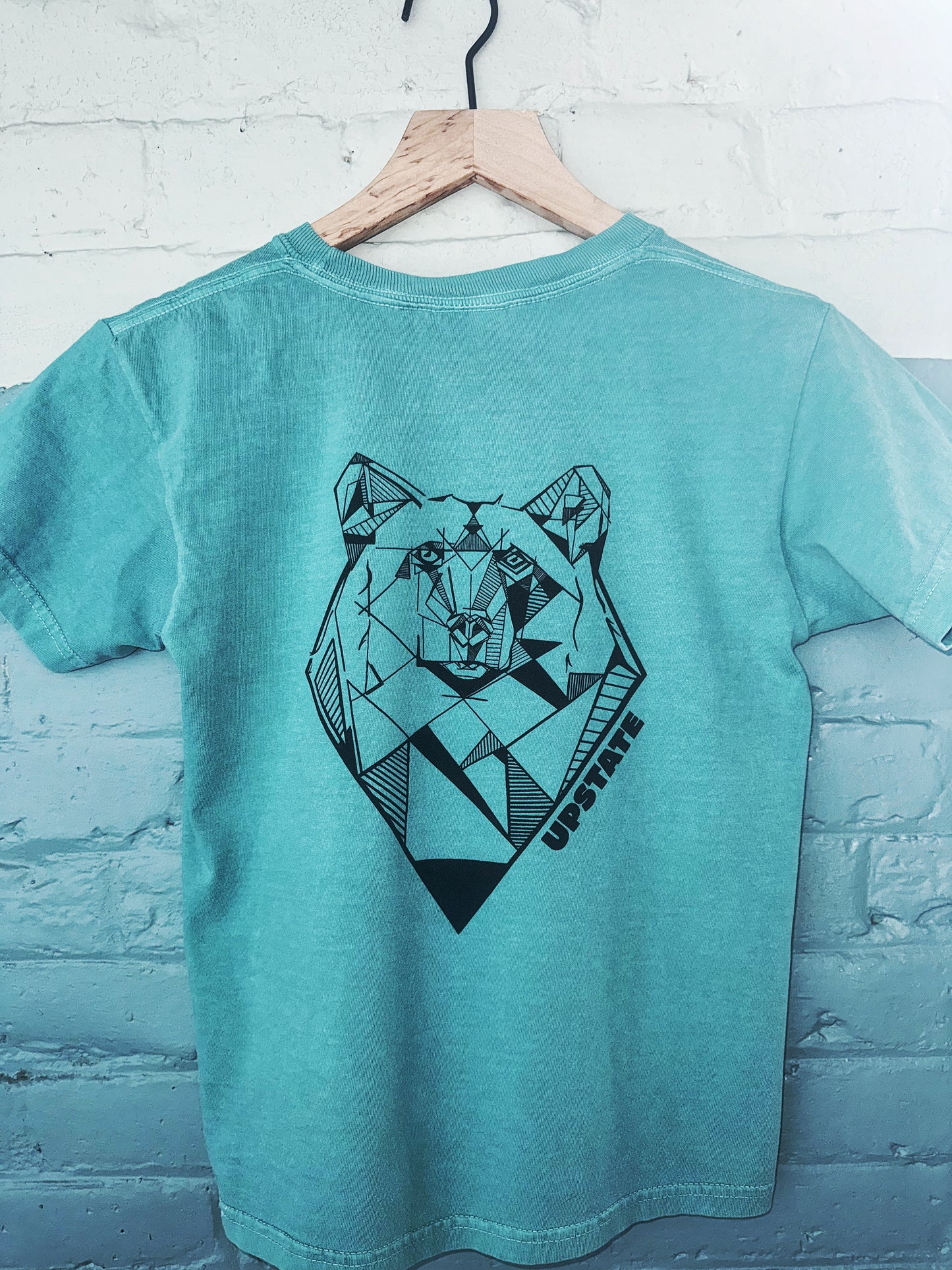 Youth Geometric Bear Tee - Designed by local artist Mariah Katz *Limited Edition*
