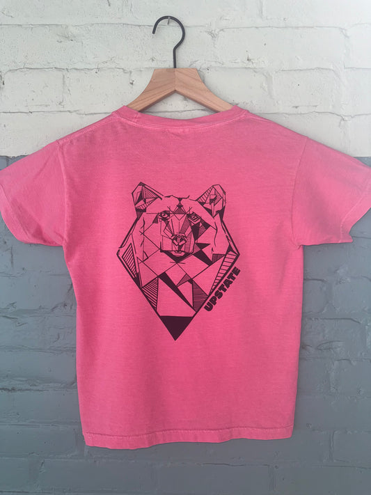 Youth Geometric Bear Tee - Designed by local artist Mariah Katz *Limited Edition*
