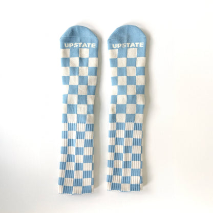 Checkerboard Crew Socks
